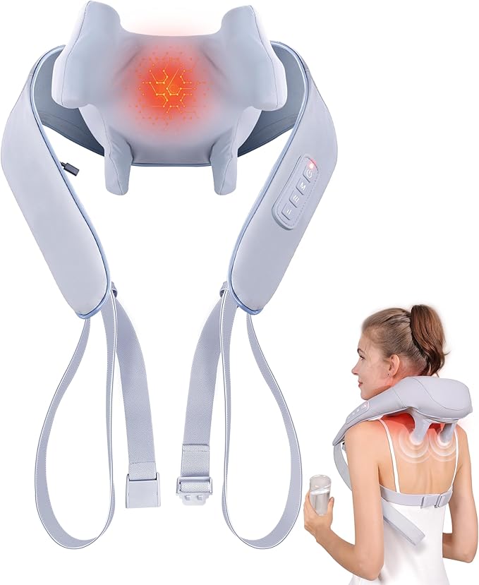 🔥 جهاز مساج الرقبة الحراري راحة فورية خلال دقائق  Electric Neck & Shoulder Massager