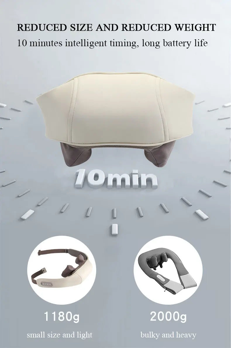 🔥 جهاز مساج الرقبة الحراري راحة فورية خلال دقائق  Electric Neck & Shoulder Massager